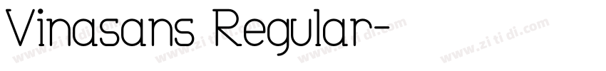 Vinasans Regular字体转换